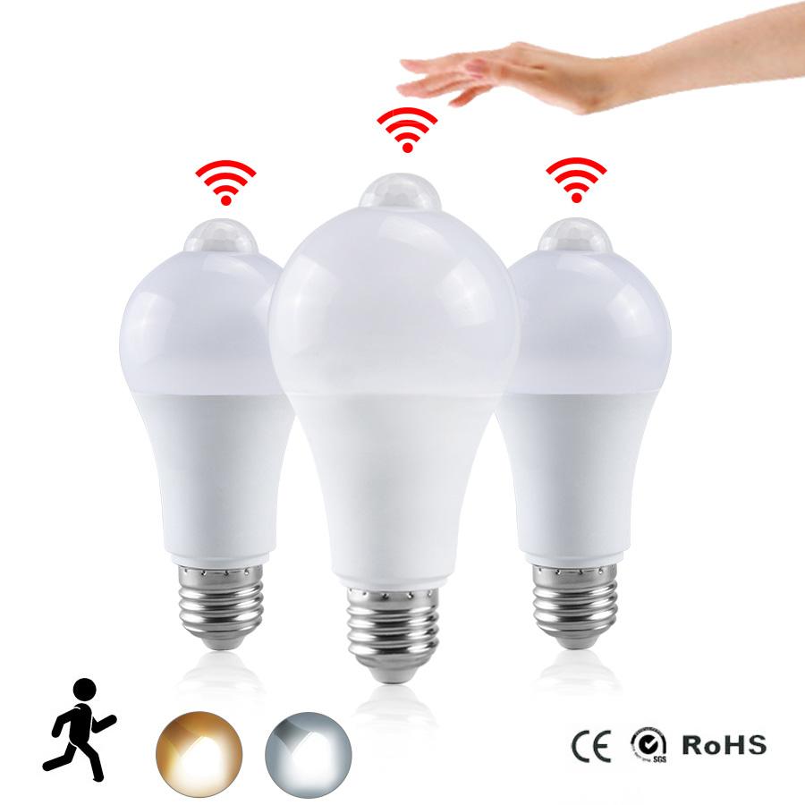LED Bulb Sensor Motion